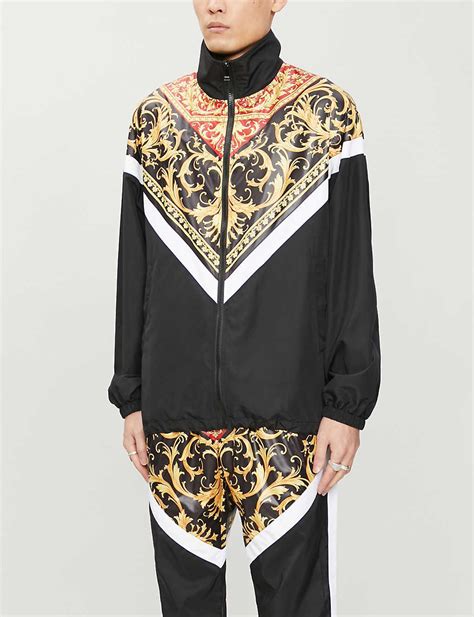 versace baroque tracksuit|Versace tracksuit men's price.